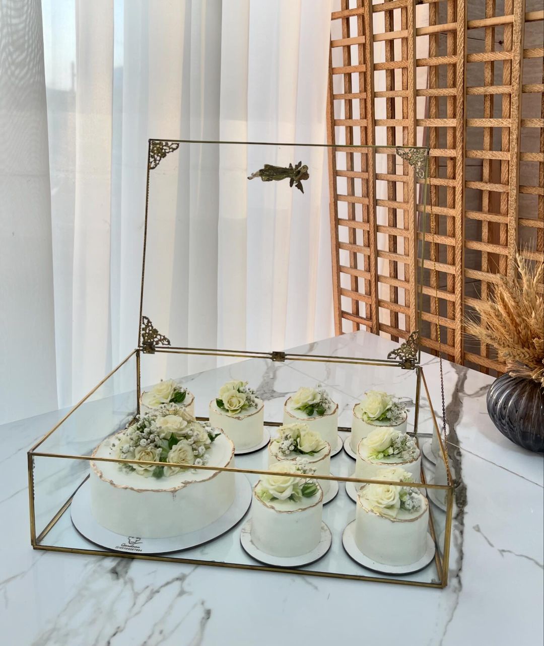 باکس شیرینی و کاپکیک مخصوص خواستگاری