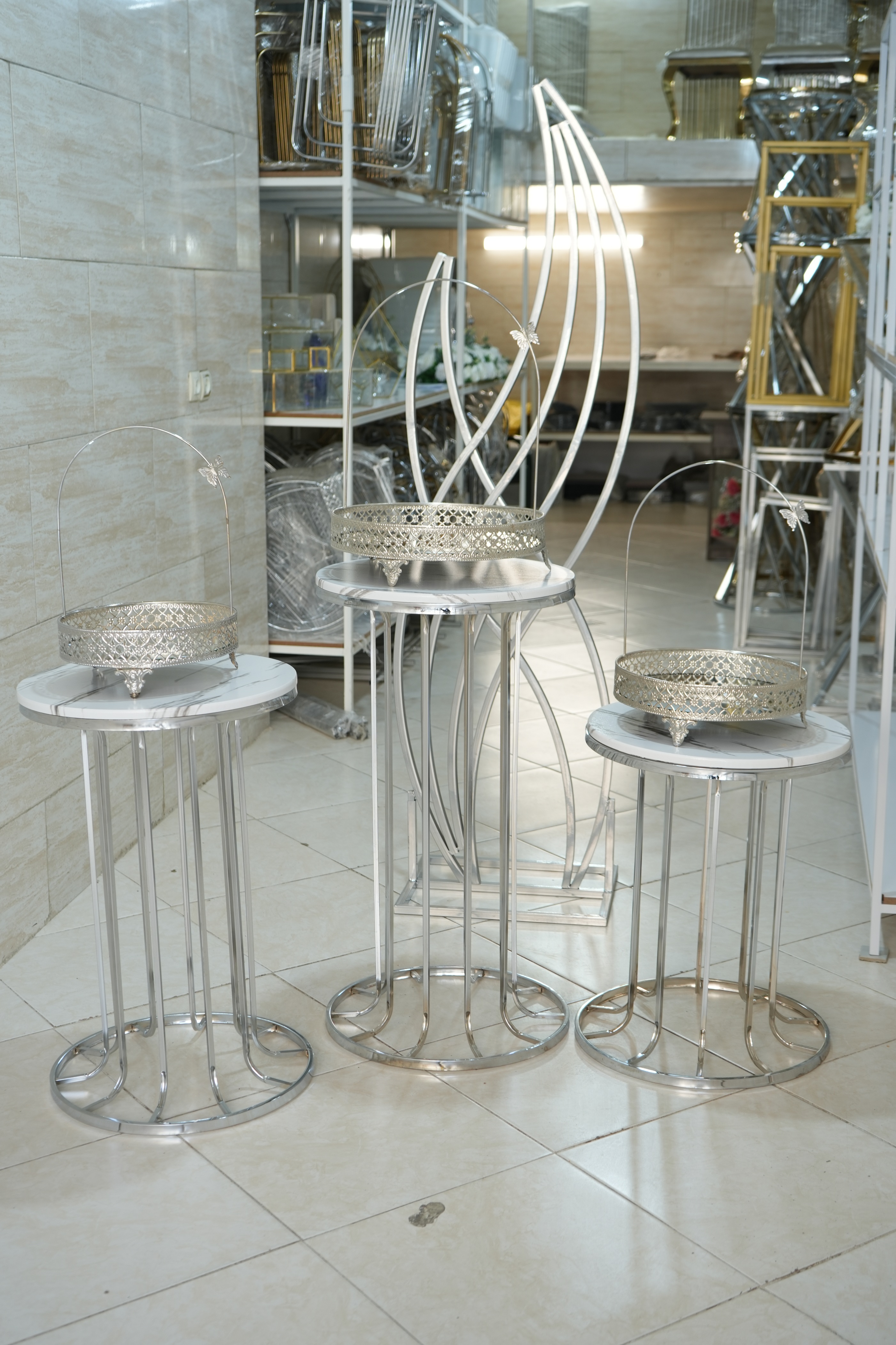 باکس فلزی کفی گرد